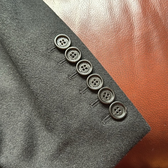 🔥🔥🔥Authentic Burberry Long Black Wool Cashmere Coat Jacket - Picture 7 of 10